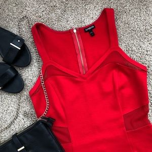 Express Red-Hot Dress